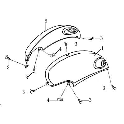Seitenverkleidung rechts Seiten-Cover 701613