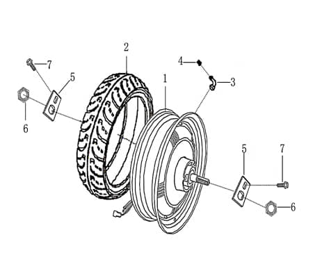 Rex E-Rex Sicherungsmutter M16 50ccm elektro 702471 Motorroller.de grün verzinkt Sicherheitsmutter selbsthemmende Sicherungs-Mutter Stopmutter Jonway