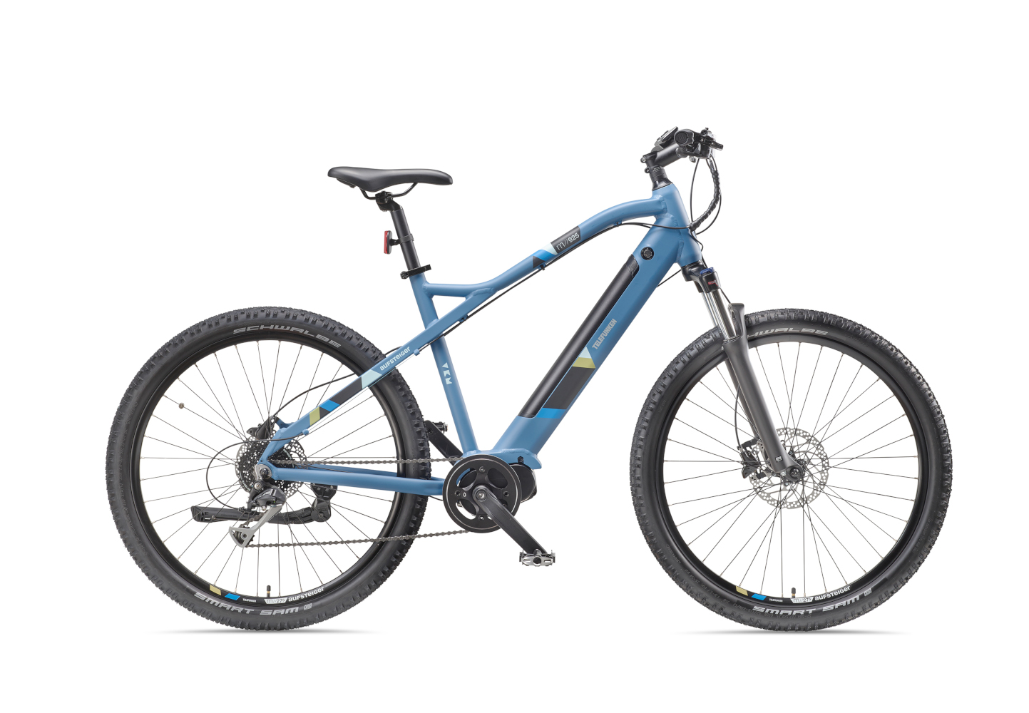 E-Bike Telefunken M925 Aufsteiger Elektrofahrrad MTB-Pedelec blau 27,5" RH 50cm E-Fahrrad Mountainbike