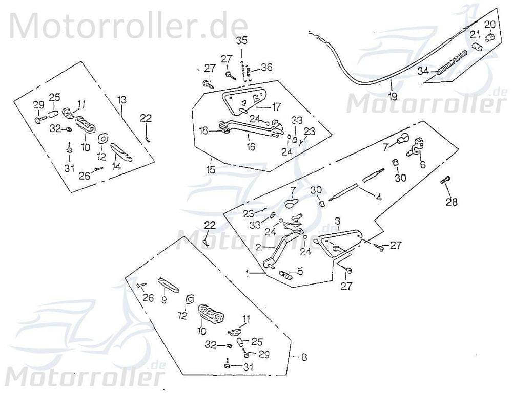 Schalthebel komplett 53210-CHP-00