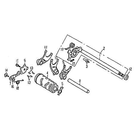 Stift 233ccm 4Takt Rex Quad 150 Passstift Nietstift ATV 98863 Motorroller.de Pass-Stift 233ccm-4Takt Offroad Ersatzteil Service Inpektion Direktimport