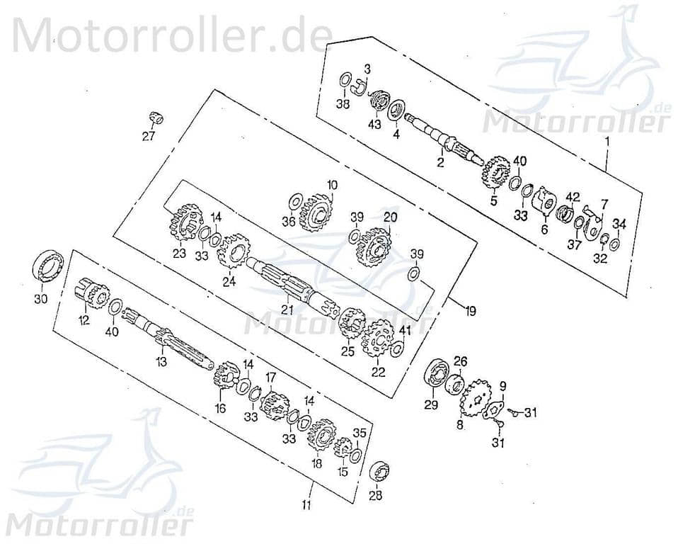 Radialkulgellager Masse 15X35X11 Lager 93320-153511Z