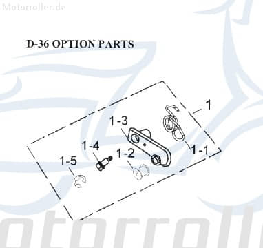 Kettenspannerfeder Spannfeder Kette 40541-156-002