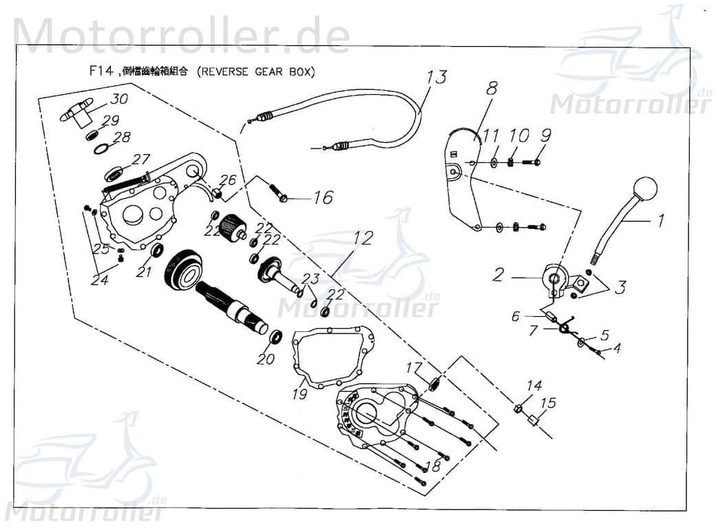 PGO Zentriermutter X-RIDER 150 Einstellmutter 150ccm 4Takt Motorroller.de PGO 110ccm-2Takt Quad ATV X-RIDER 110 UTV Ersatzteil Service Inpektion