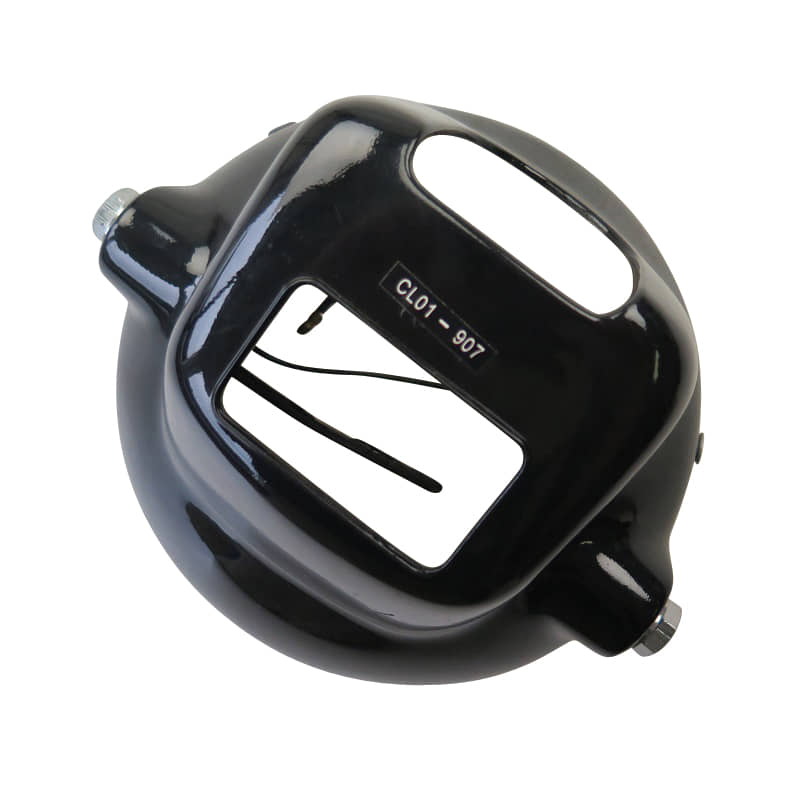 Chunlan Chopper Scheinwerfergehäuse 125ccm 4Takt ABB-01-NO.-16 Motorroller.de schwarz Scheinwerferverkleidung 244FM Motorrad Moped Ersatzteil Service