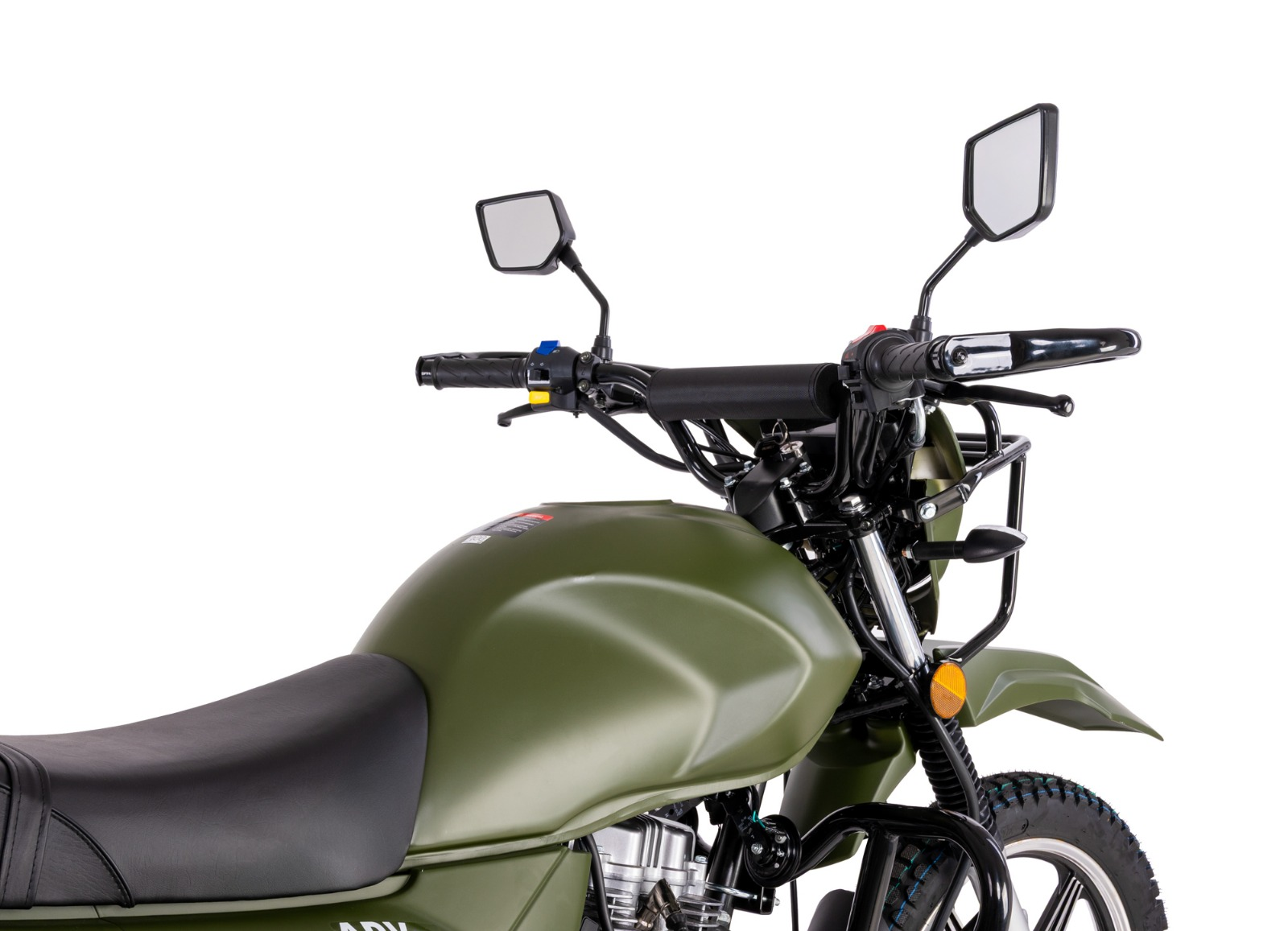 Motorrad Fighter 125 ADV-RS grün Euro 5+ Schaltmoped 125ccm 4 Takt Leichtkraftrad