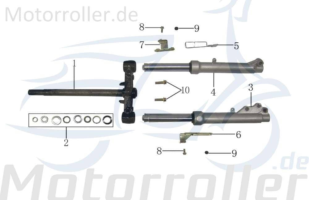 Gabelbrücke Vorderradgabel TB6A-090100000