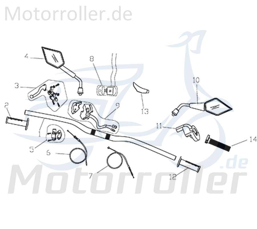 Aufnahme Gaszug 730789 von Motorroller.de