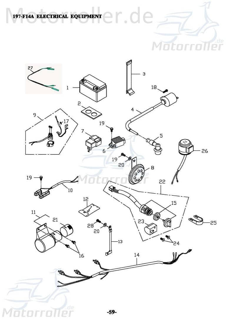 Kerzenstecker mit Gummi 30700-168-000