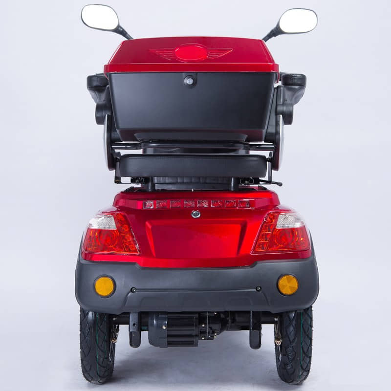 E-Quad Scoody E4 Shopper 25 km/h rot Vierradroller Seniorenfahrzeug E-Roller Elektroscooter Seniorenroller Handycaproller Elektrisch