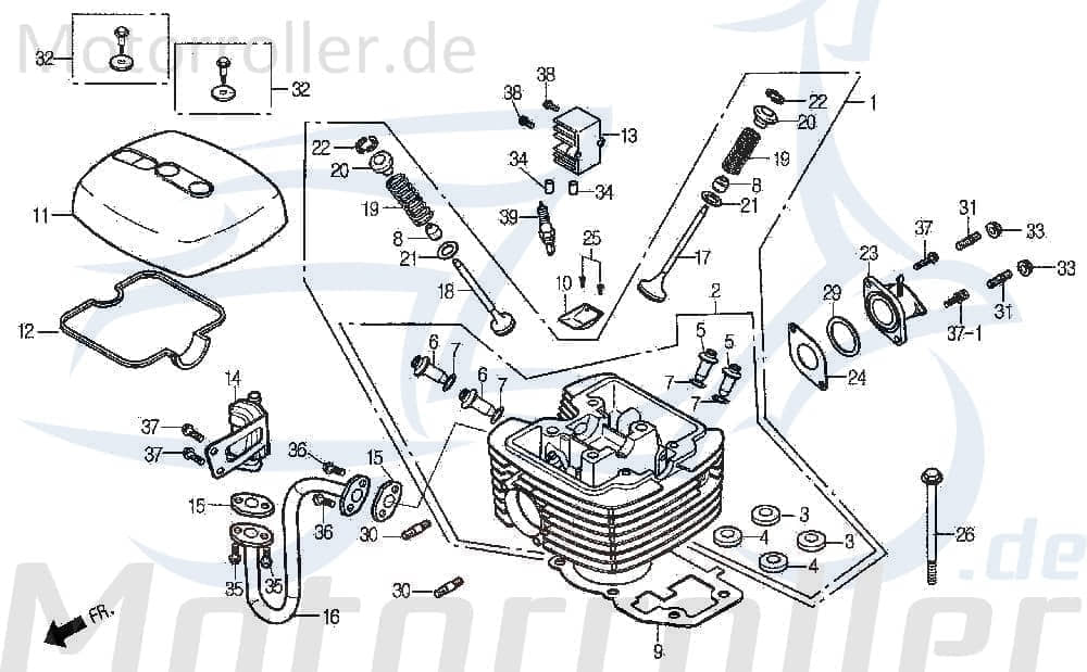 Dichtung Ventildeckel VJ, VL DAE-12313-BA1-0000
