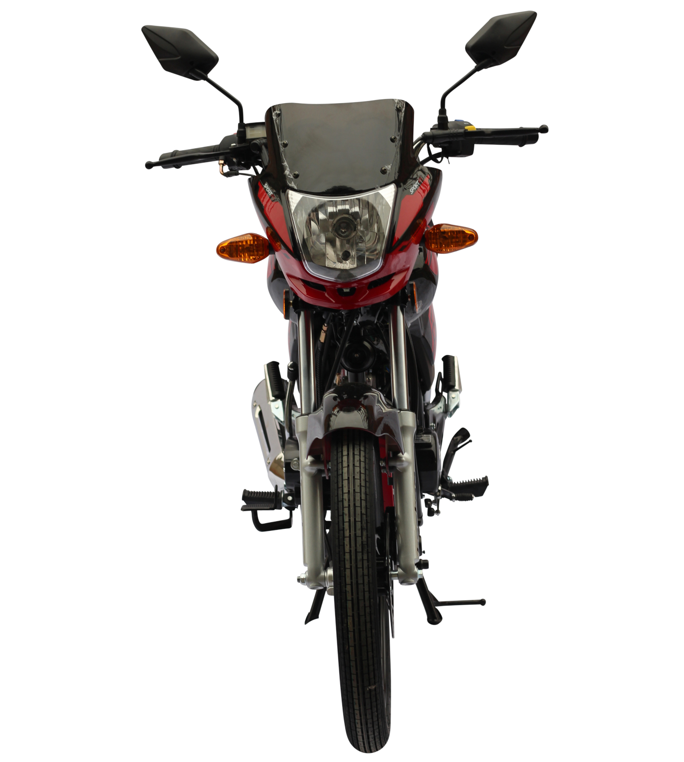 Motorrad Fighter 50 Sprint-S rot 45 km/h Euro 5 Schaltmoped Mokick 50ccm 4 Takt Kleinkraftrad Krad