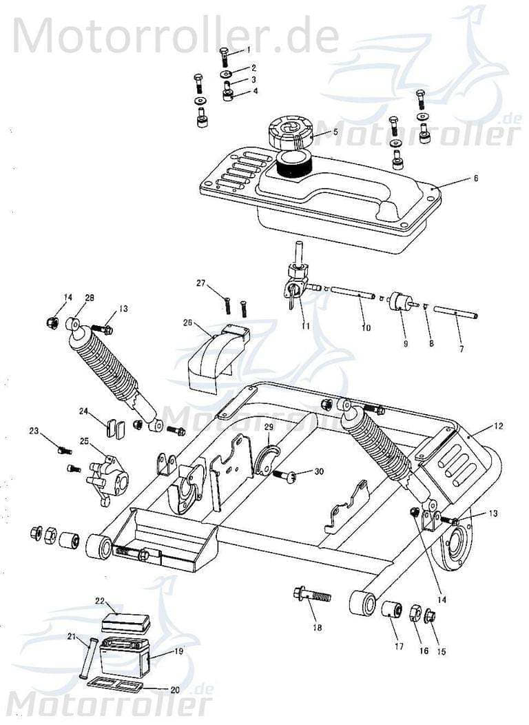 Schelle 8.020.056 für Wangye Strassenbuggy-150-Iii