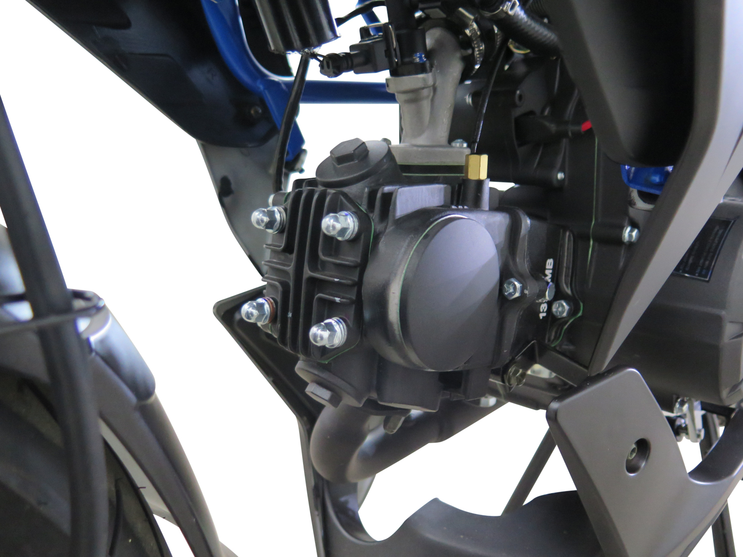 Motorrad Fighter 50 FR-S blau 45 km/h Euro 5 Schaltmoped Mokick 50ccm 4 Takt Kleinkraftrad Krad