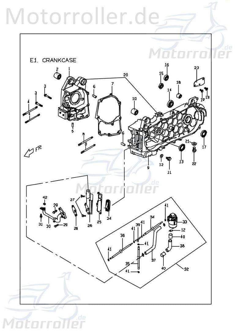 PGO Simmering 19.8x32x6mm G-Max Simmerring Wellendichtring 95572032601 Motorroller.de Abdichtring Dichtringe Radialdichtring Öldichtring Simmerringe