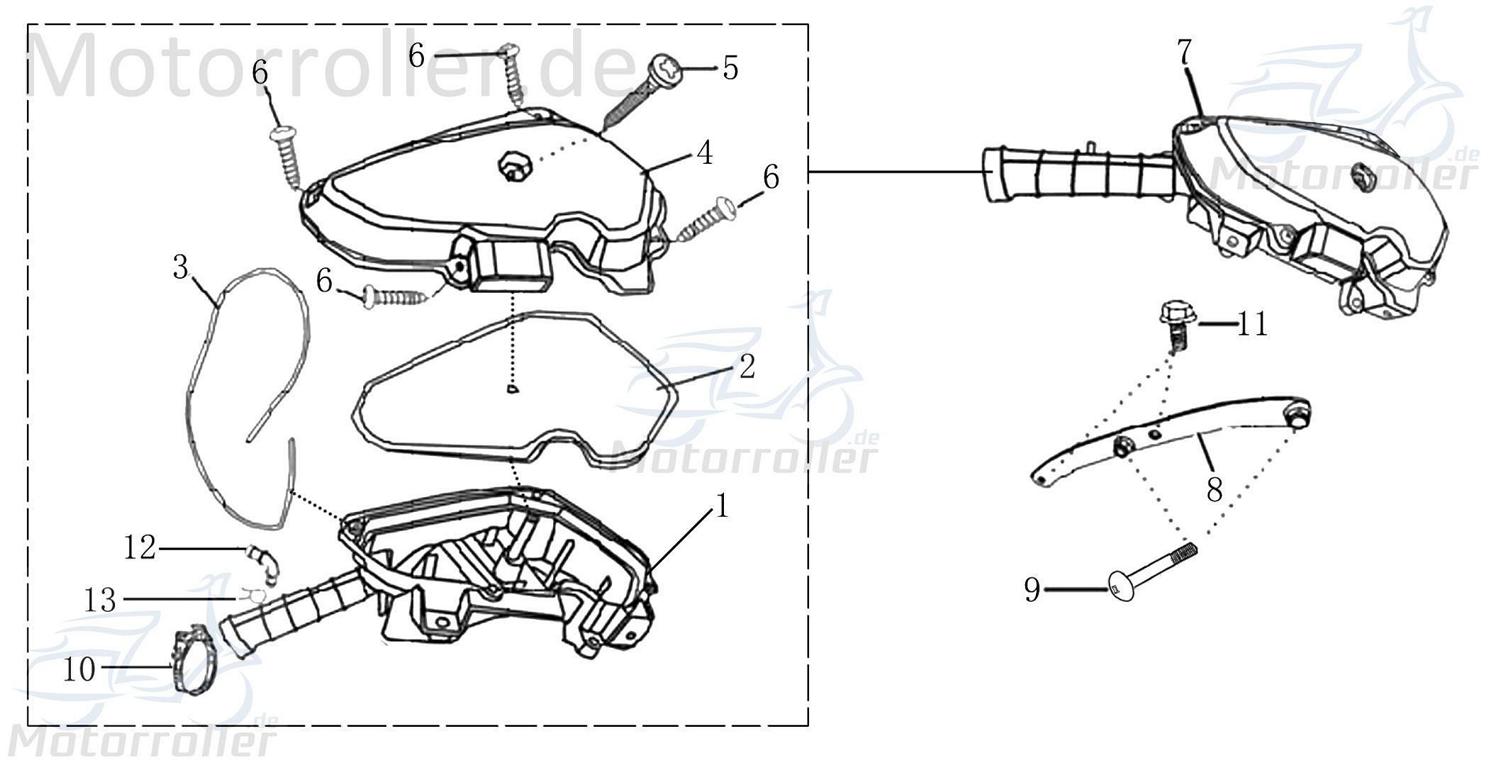 Jonway Jigger 50 Luftfiltereinsatz 50ccm 2Takt 2200401-2 Motorroller.de Luft-Filter Luftfiltermatte Luftfilter-Einsatz Luftfilter-Matte 1E40QMB