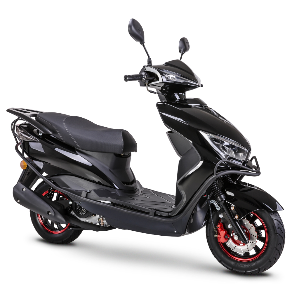 Motorroller GMX 460 Sport C-RZ schwarz 45 km/h Euro 5 Scooter Mokick Roller