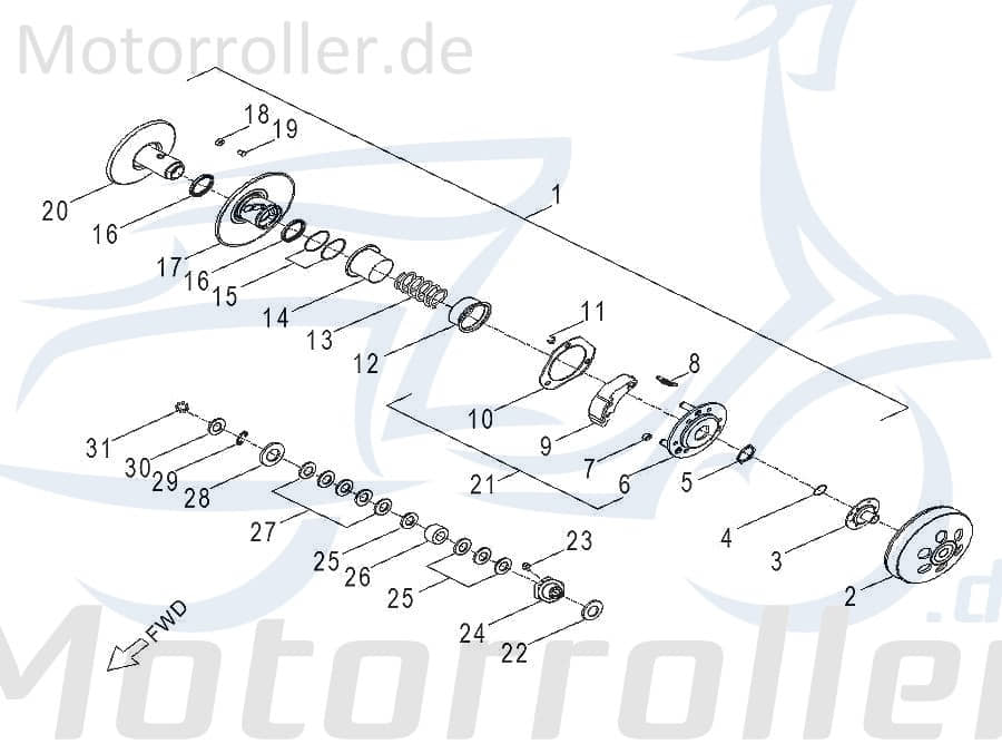Mutter M 28mm AEO-90202-18000-00C