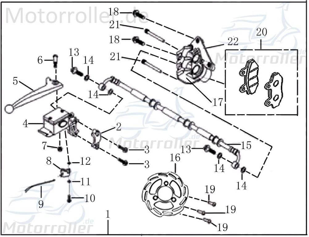 Federbein hinten Dämpfer C14810030003
