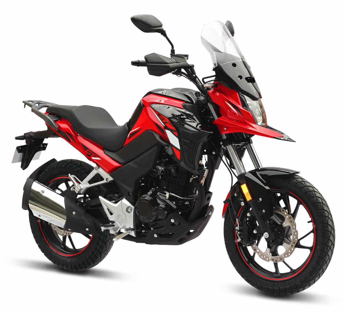 Motorrad Fighter 125 GT-S rot 90 km/h Euro 5+ 125er Leichtkraftrad Schaltmoped Tourer