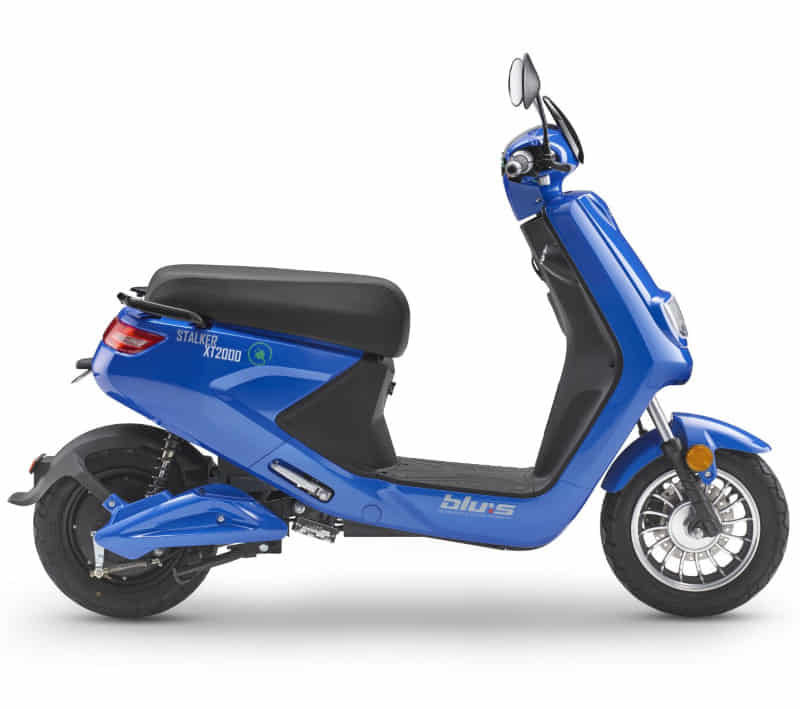 Elektroroller Scoody 45 Blu:s XT2000 Stalker blau 2000W 45 km/h E-Roller E-Scooter Mofa B-Ware