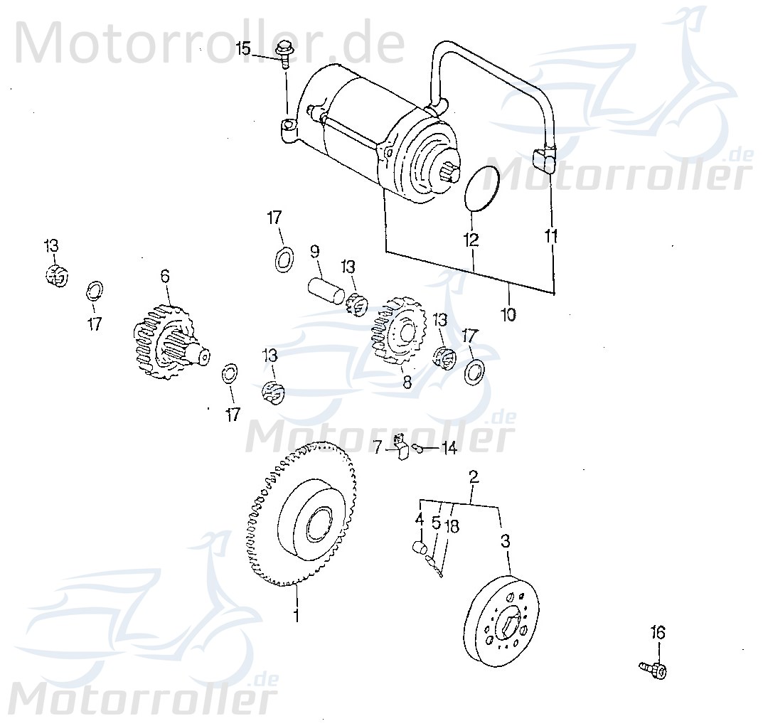 O-RING 3,1X24,4 Anlasser Quad ATV SMC 98600