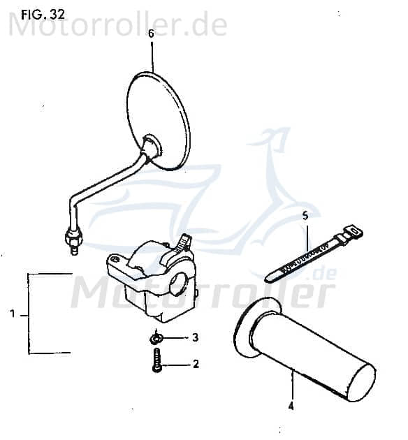 Griffgummi links JC50Q-200001 von Jincheng