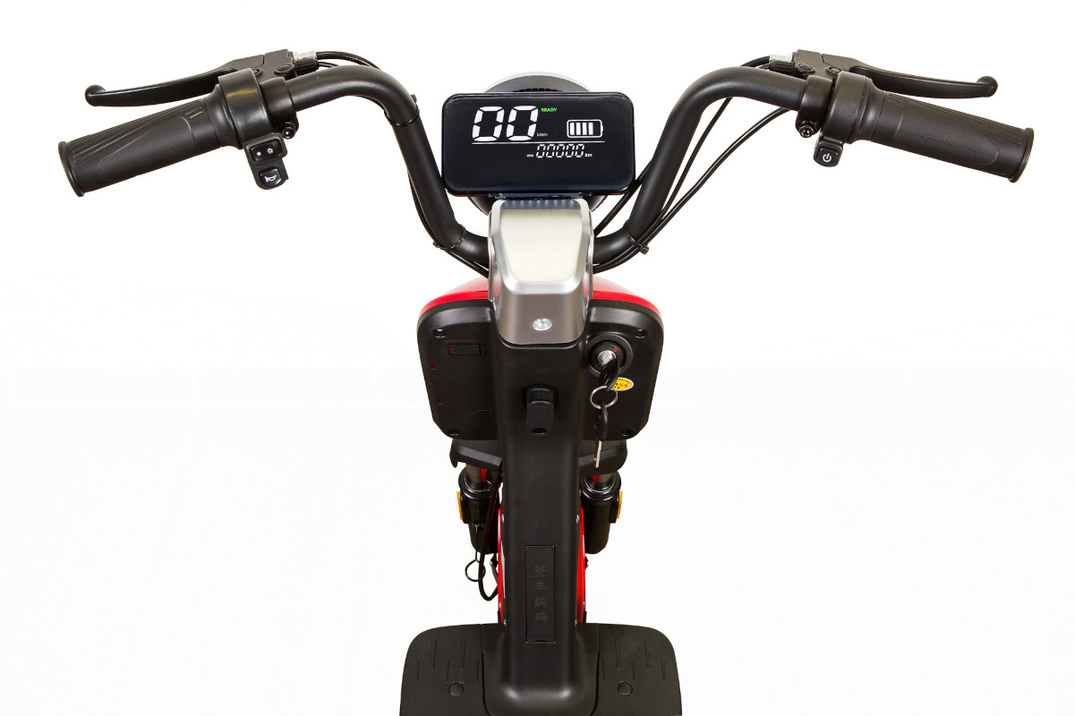 Elektroroller Scoody 25 E-Go ZT-05A rot 350W 25 km/h E-Scooter E-Roller Mofa