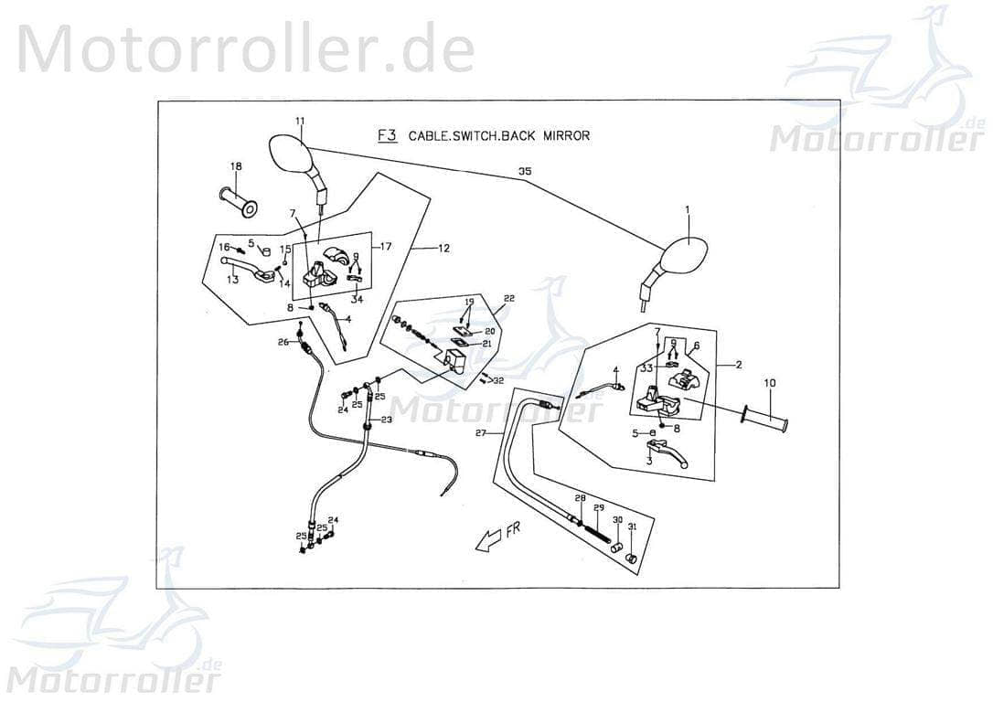 Bremsschlauch vorne C14036000002