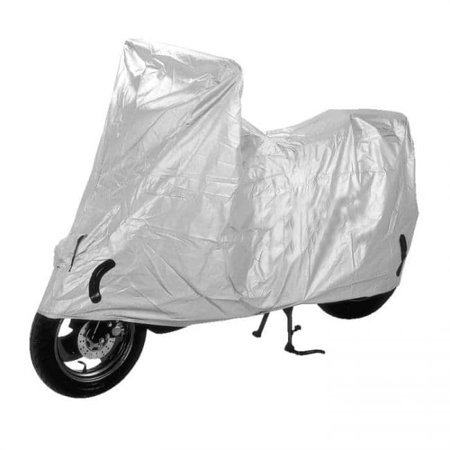 Faltgarage für Motorroller silber Größe M 122x55x112 cm