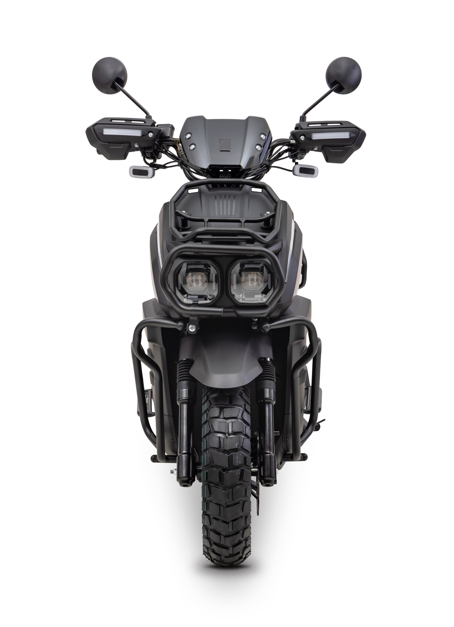 Motorroller Fighter 125 RT schwarz 85 km/h Euro 5+ Scooter Mokick Roller