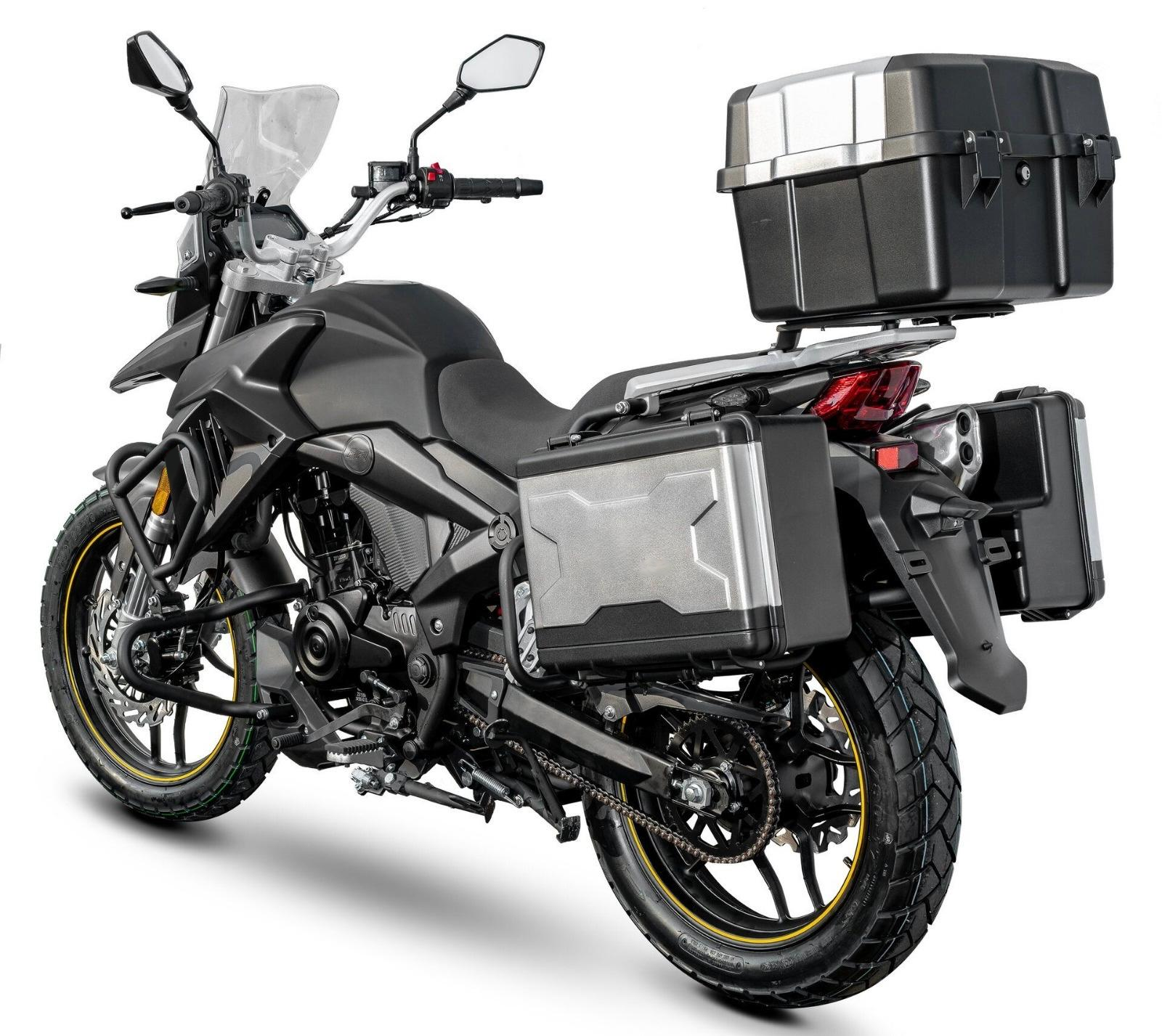 Motorrad Fighter 125 RX1-KS schwarz 99 km/h Euro 5+ Schaltmoped Mokick Kleinkraftrad