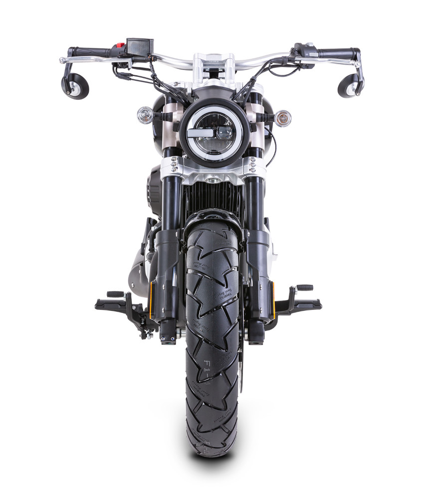 Motorrad Fighter 300 BC-RS schwarz Euro 5 300ccm Schaltmoped Chopper 129 km/h