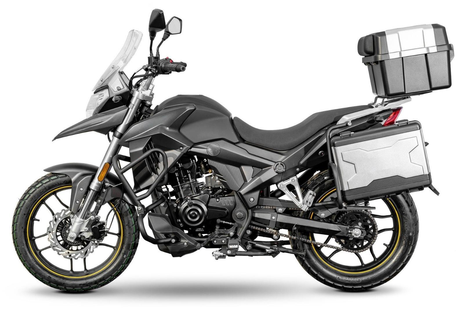 Motorrad Fighter 125 RX1-KS schwarz 99 km/h Euro 5+ Schaltmoped Mokick Kleinkraftrad