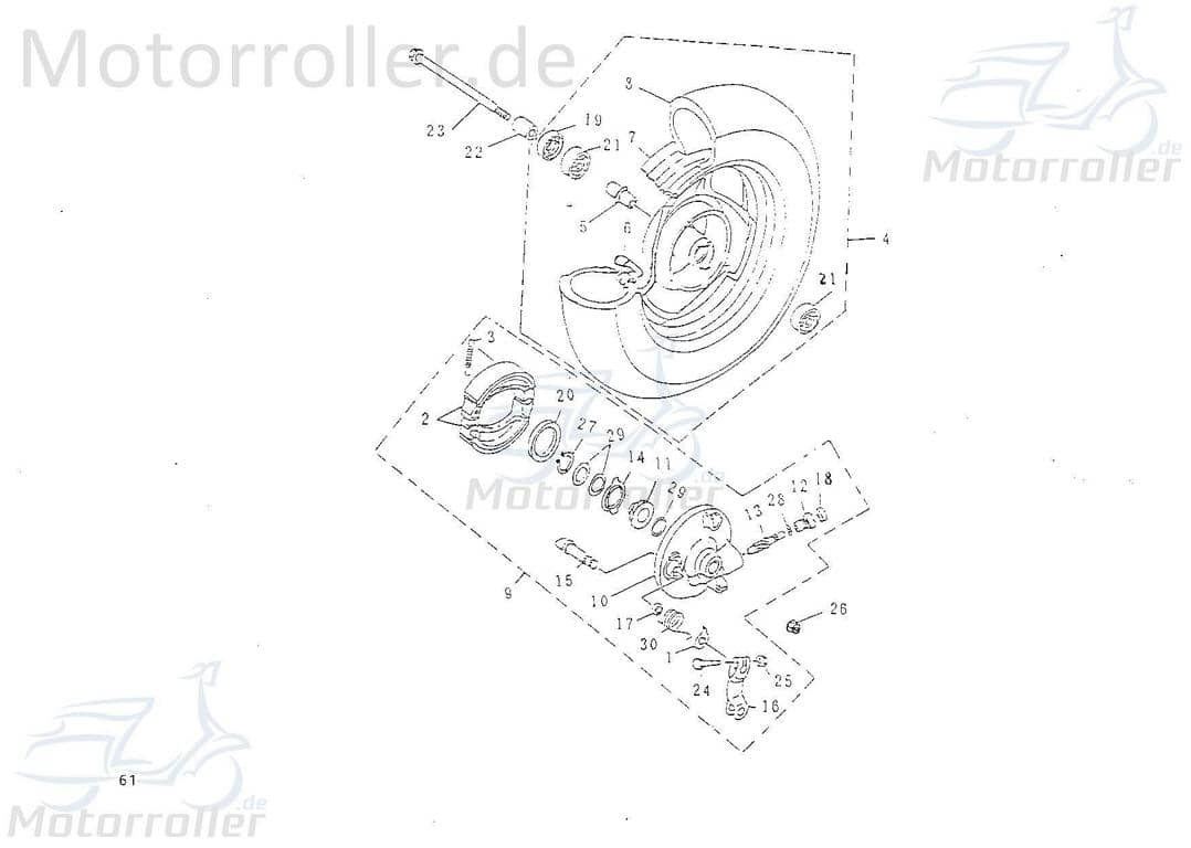 Mutter 95311-101710-B original