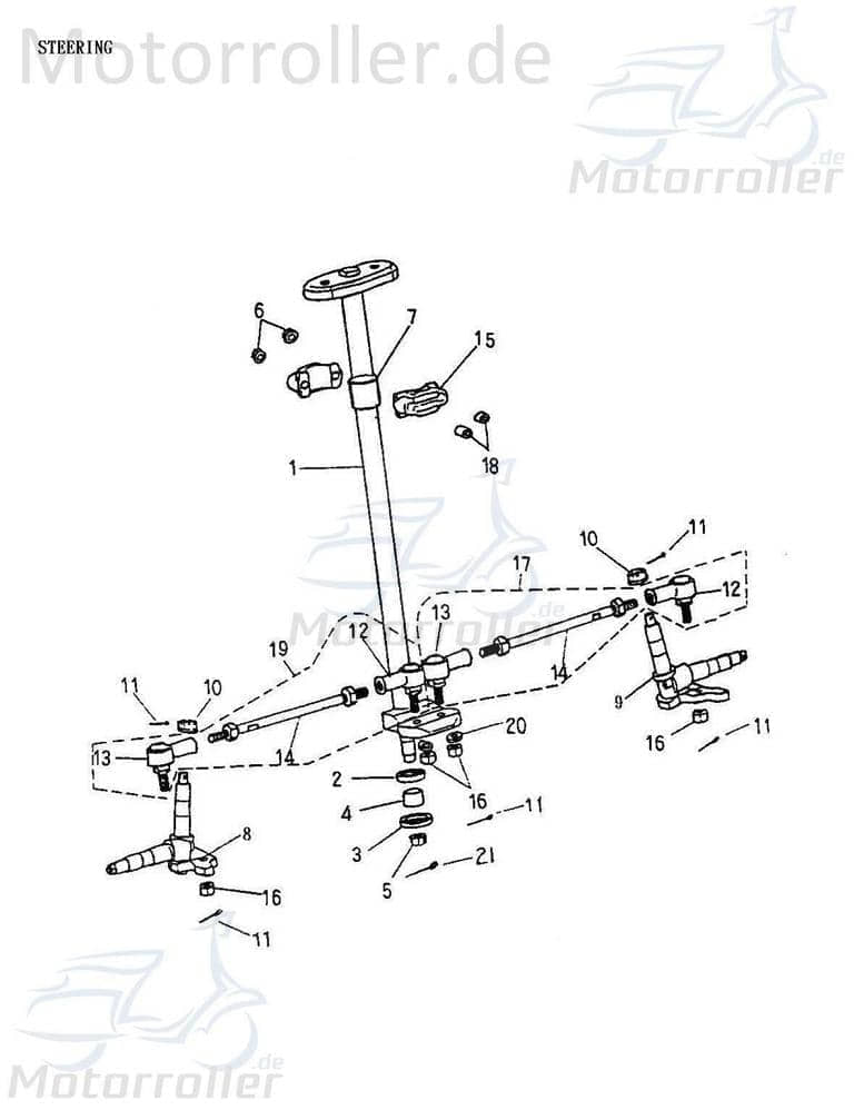 Adly Splint 3x32mm GK 125 Stift Zapfen Buggy 125ccm 4Takt Motorroller.de Sicherungssplint Sicherungs-Splint Splint-Stift Goupille Splintstift ATV100