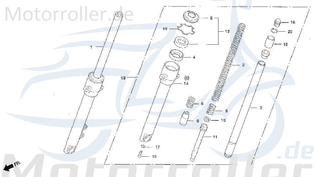 Gabelbein links NS/Ot.99/00 DAE-51500-SA1-0100-EU