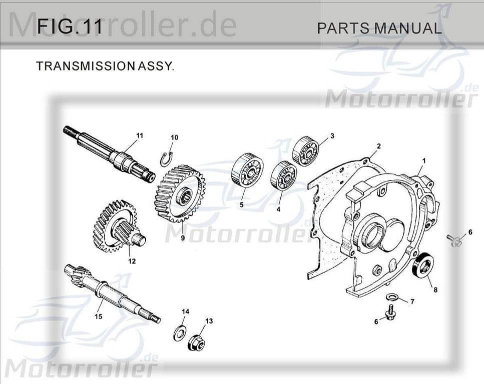 Bundmutter M12 Kasea Buggy 150 Flanschmutter 150ccm GY6-819 Motorroller.de Sechskantmutter Sechskant-Mutter Flansch-Mutter Maschinenmutter Bund-Mutter