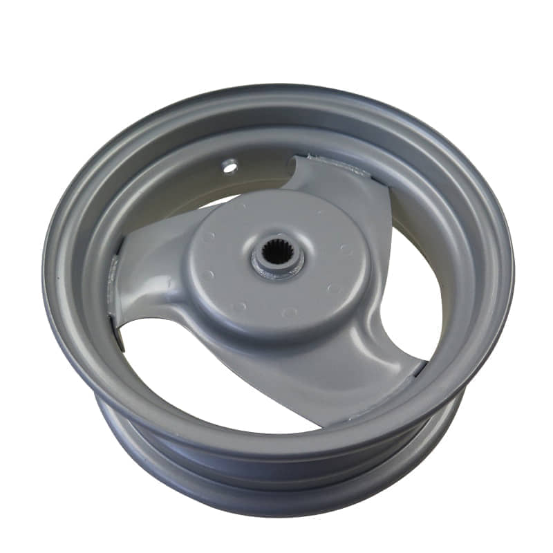 PGO Felge hinten 13x3.5 Zoll silbergrau PMX 110 Stahlfelge P1407104770 Motorroller.de Hinterrad Hinterrad-Felge Hinterradfelge Hinter-Rad Heck-Rad