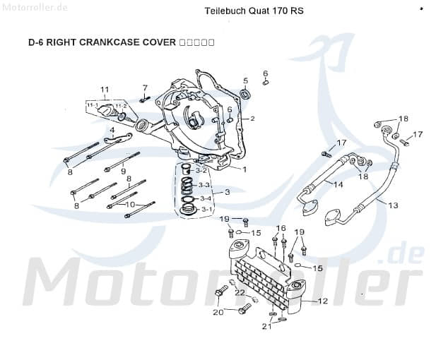 AEON Unterlegscheibe Overland 180 Distanzscheibe 180ccm 4Takt Motorroller.de Distanzhalter U-Scheibe Washer Beilagscheibe Ausgleichsscheibe Quad ATV