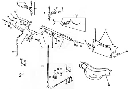 Bolzen Kreidler Florett 125E Gewindebolzen Zapfen FIG23-7 Motorroller.de Stehbolzen Gewindestift Arretierbolzen Stiftschraube Gewinde-Stift Motorrad