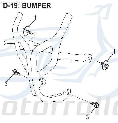 Aeon Cobra 320 Haltebügel Halter 320ccm 4Takt 50450-202-A00 Motorroller.de Träger Halterung Befestigungsbügel Halteblech Topcaseträger Quad ATV UTV