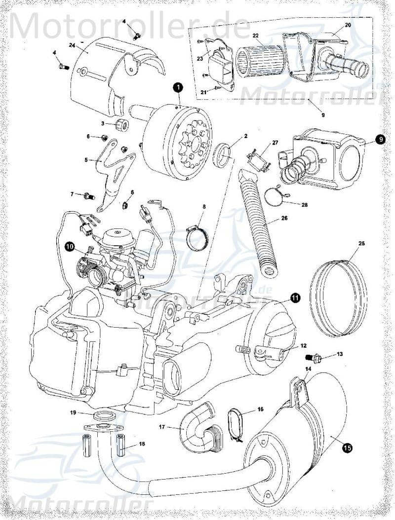 Auspuffhalterung M8 8.030.027 von Tongjian