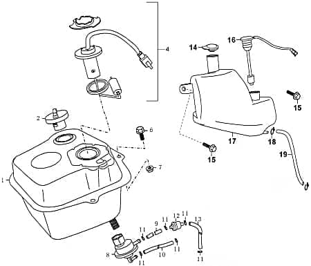 Kreidler Florett RMC-E 50 Ölstandgeber 50ccm 2Takt FIG33-3 Motorroller.de Öltankgeber Ölsensor Ölstandsanzeige Ölstandsgeber Anzeigeeinheit Motorrad