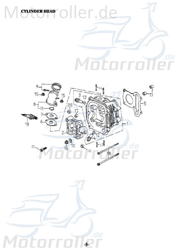 Adly ATV 150 Sport Ansaug-Rohr 125ccm 4Takt Quad Motorroller.de Ansaugschlauch Ansaugkrümmer HerChee 150ccm 150cc 4T Ansaugstutzen