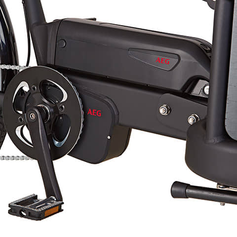 E-Bike Prophete Cargo 22.ETL.20 20"/26" AEG ComfortDrive 250 Watt Transport Fahrrad Pedelec Rahmenhöhe 48cm
