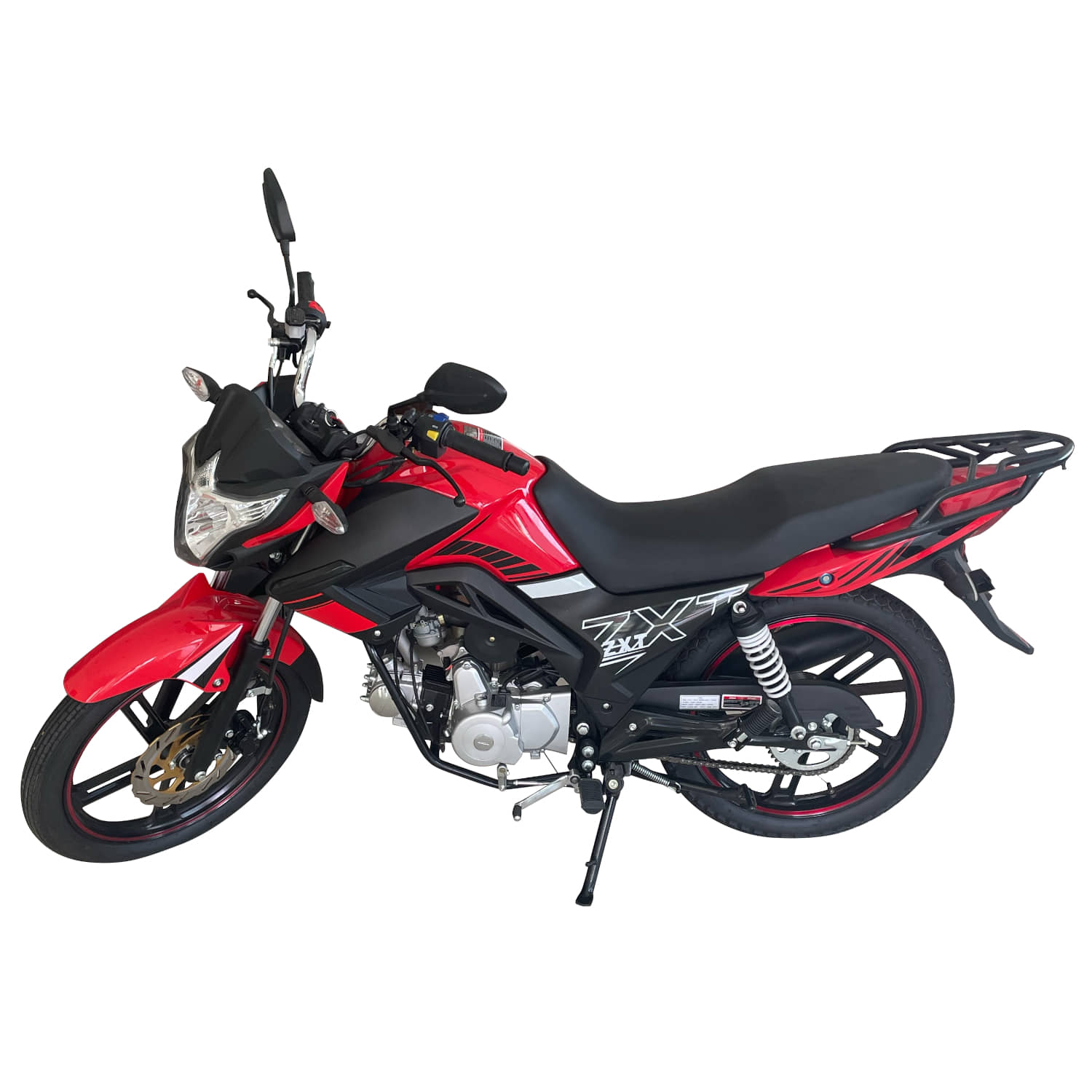Motorrad Fighter 50 ZXT-RS rot 45 km/h Euro 5 Schaltmoped Mokick Kleinkraftrad Krad 4 Takt 50 ccm