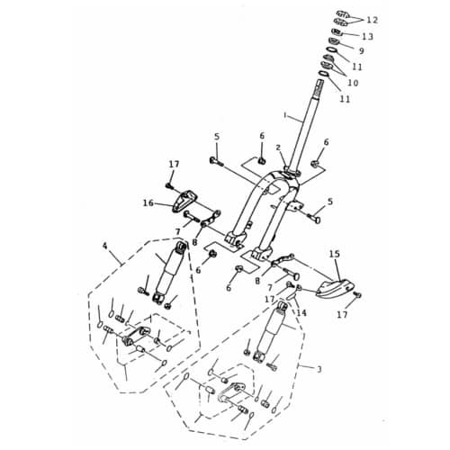 PGO Mutter M8 Big Max 50 Sechskantmutter Roller 50ccm 2Takt Motorroller.de Flanschmutter Bundmutter Sechskant-Mutter Flansch-Mutter Maschinenmutter