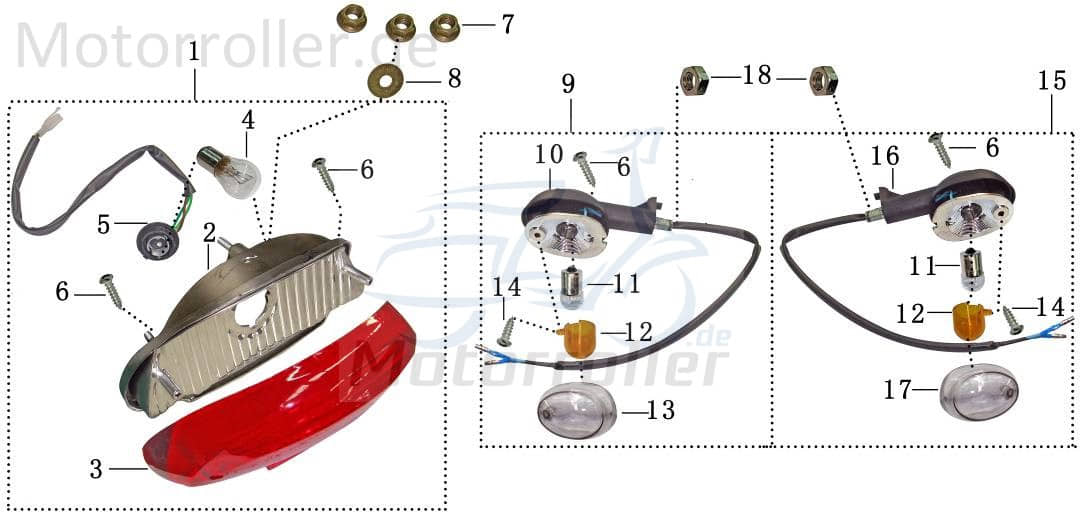 Birne 12V 10W Blinker Glassockel 2010316-3