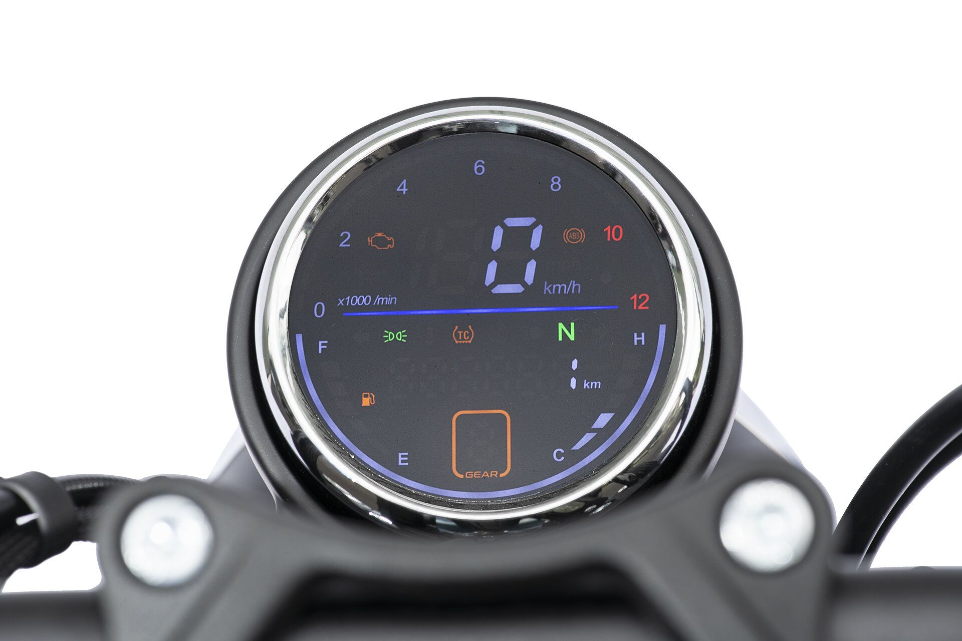 Motorrad Fighter 125 RA-KS blau-weiß 99 km/h Euro 5+ Schaltmoped Mokick Kleinkraftrad